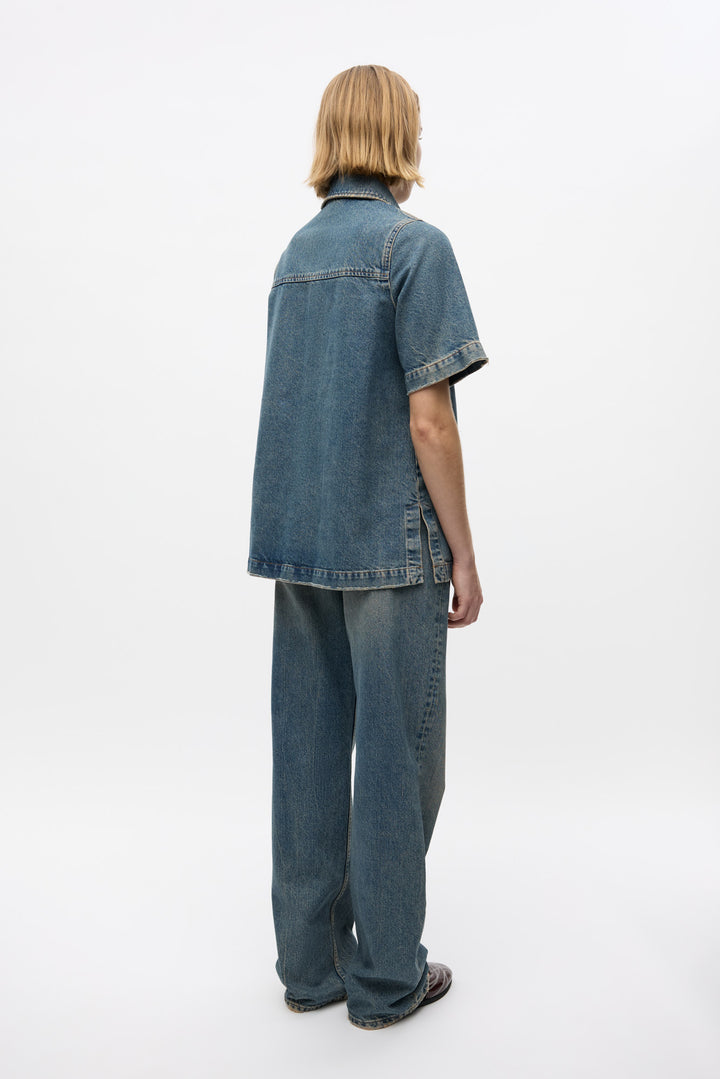 Enmass Ss Shirt 7215 - Tinted Blue