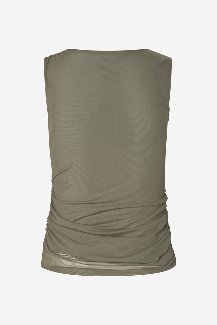Ennicola Tank Top 7042 - Smokey Olive