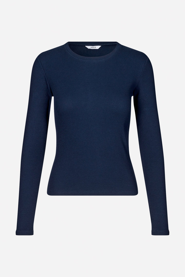 Enally Ls O-N Tee 5314 - Navy Blazer