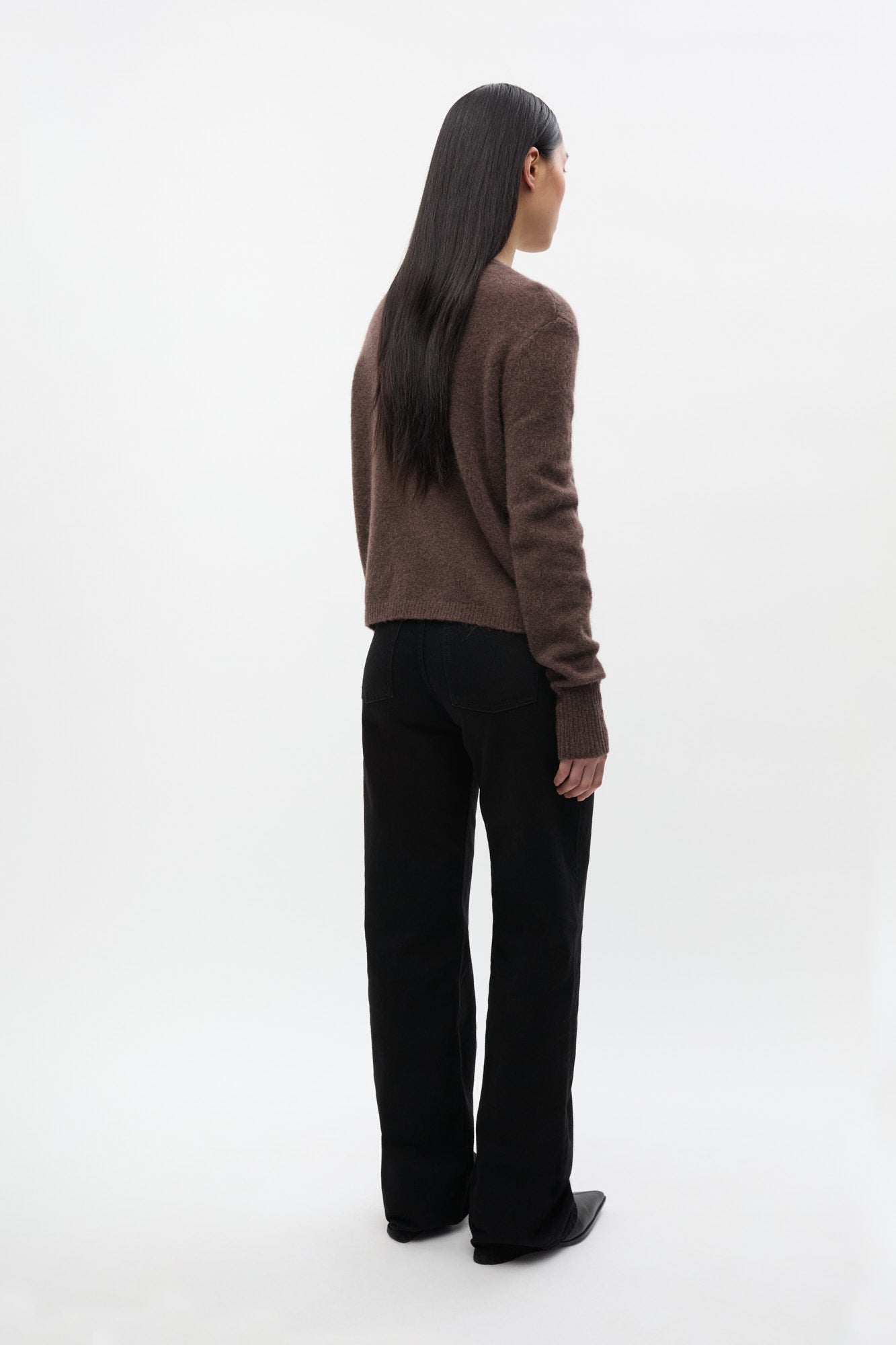 Enada Ls Cardigan 7216 - Chocolate Mel