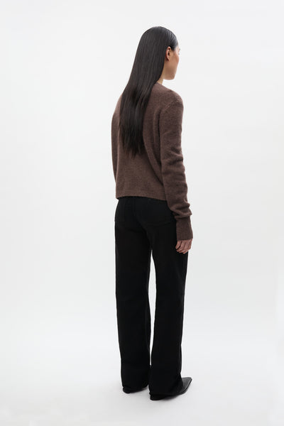 Enada Ls Cardigan 7216 - Chocolate Mel