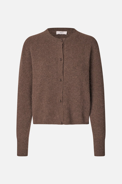 Enada Ls Cardigan 7216 - Chocolate Mel