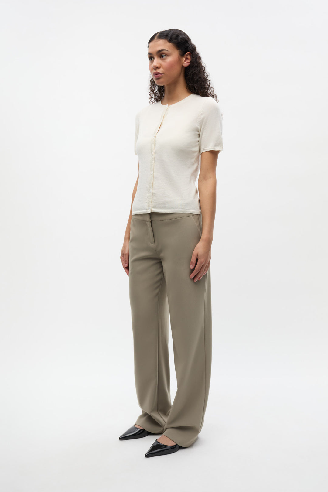 EnGreta Ss Cardigan 7252 - Gardenia