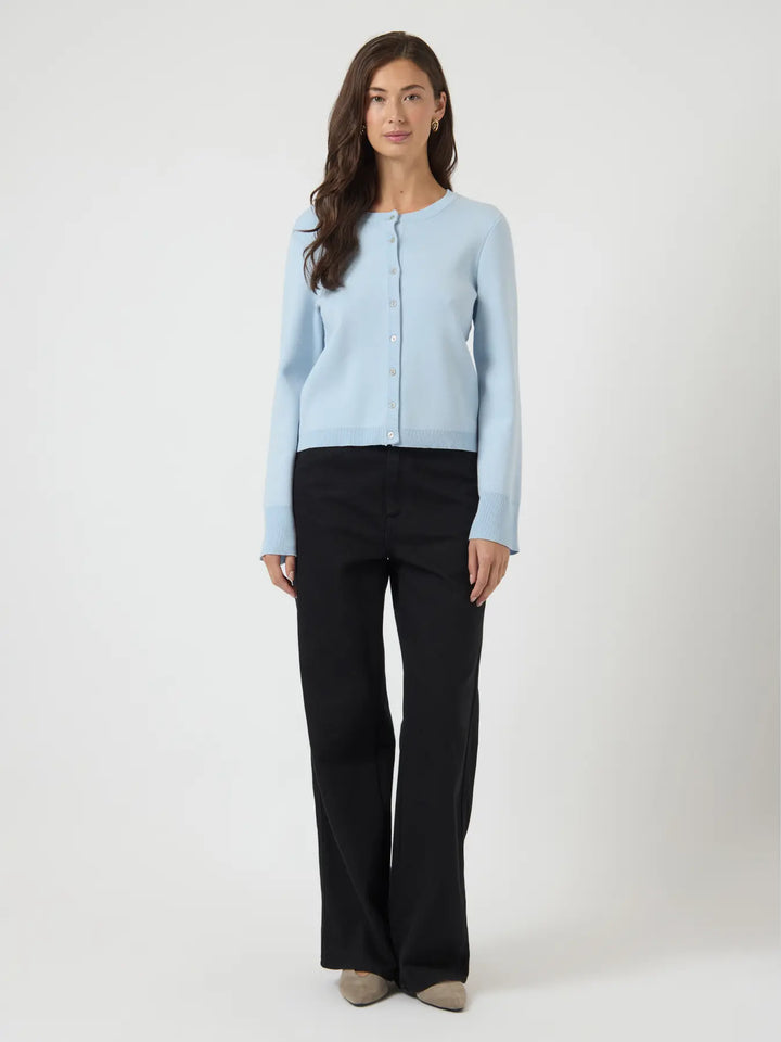 Yaselena Ls Knit Cardigan S. Noos - Skyway