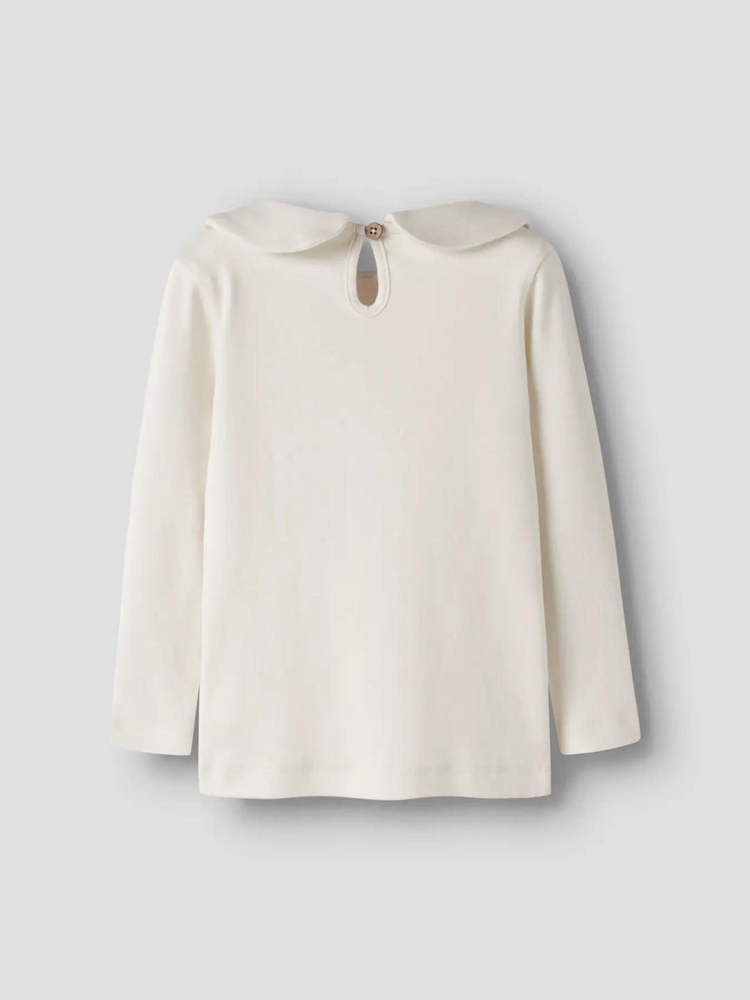 Nmffundo Emb Ls Slim Top Lil - Turtledove Bark Flower
