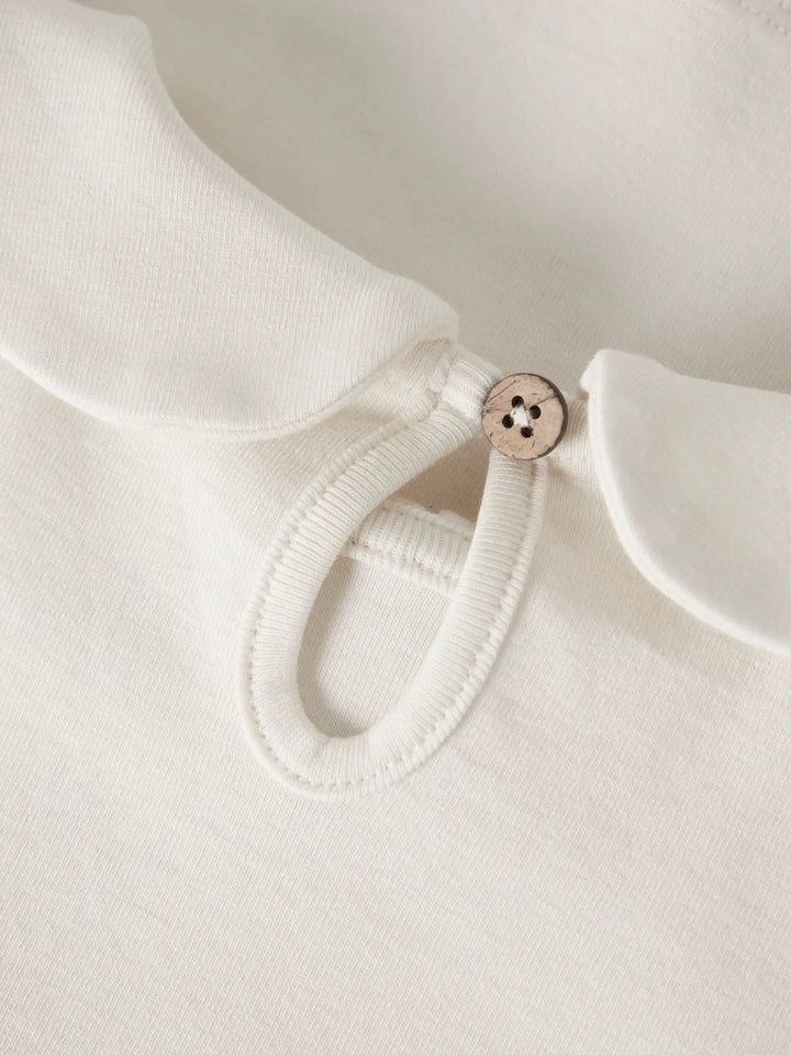 Nmffundo Emb Ls Slim Top Lil - Turtledove Bark Flower