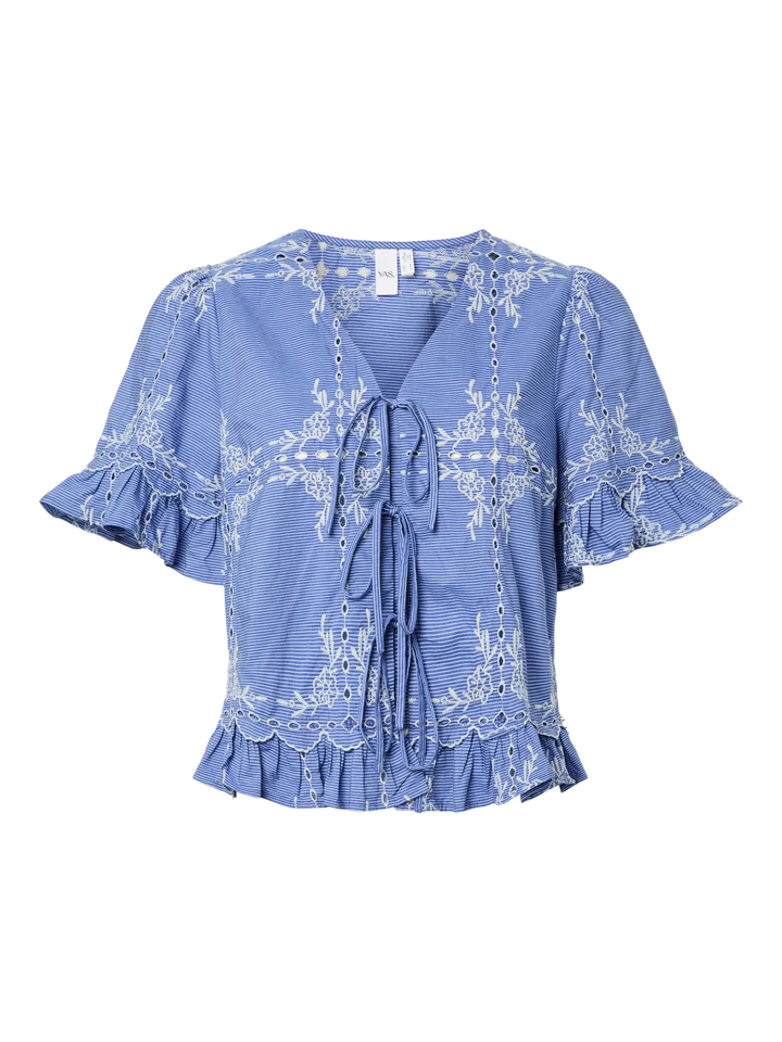 Yasellie Ss Tie Top S. - Marina W. Star White