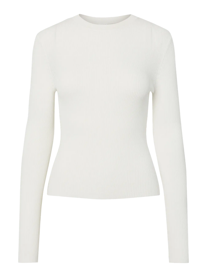 YASZoey LS knit pullover - Star white