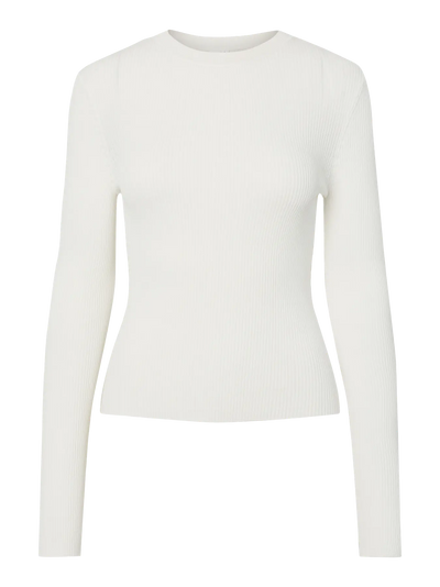 YASZoey LS knit pullover - Star white
