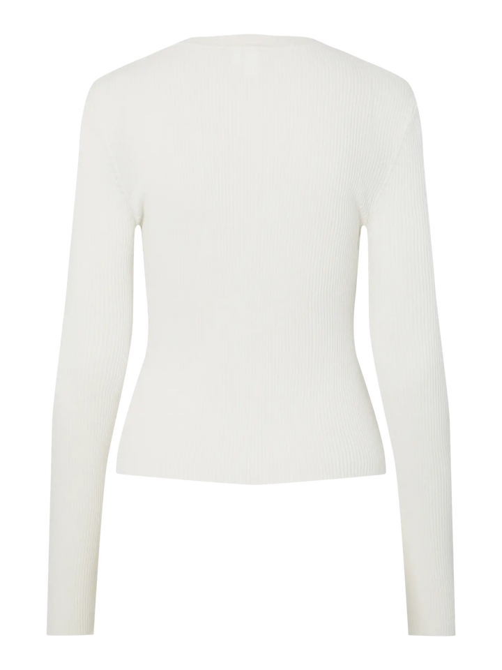 YASZoey LS knit pullover - Star white
