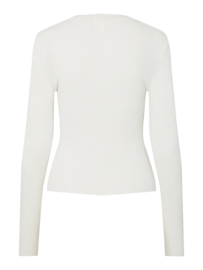 YASZoey LS knit pullover - Star white