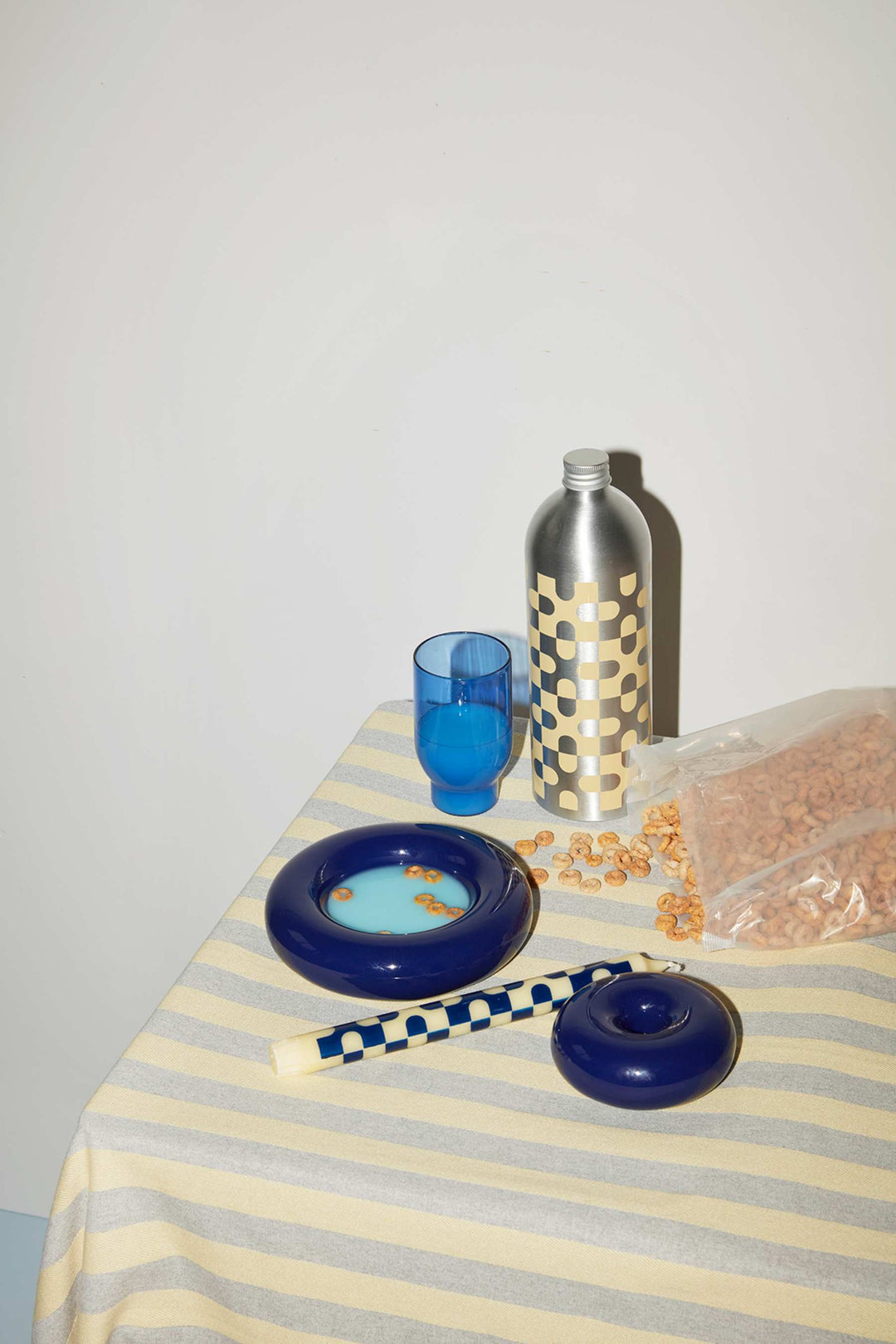 Bob Candle Holder - Large - Dark Blue