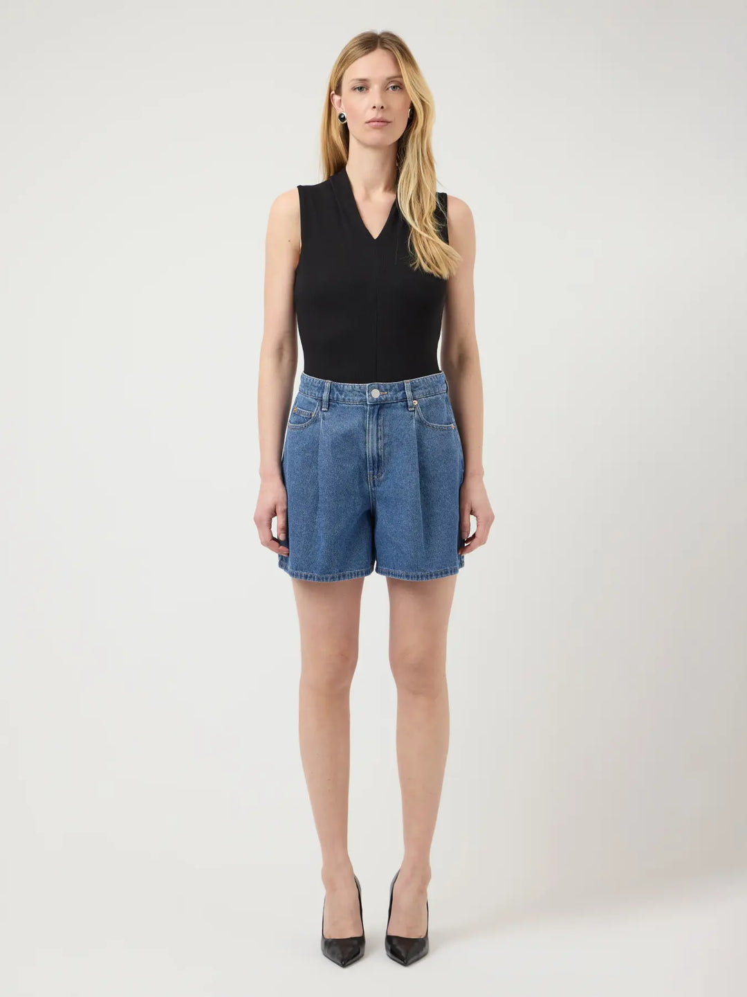 Yasgemma Hmw Denim Shorts S. - Medium Blue Denim