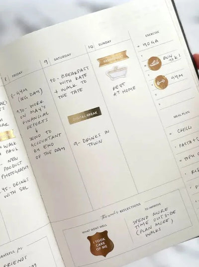 Body + Soul Undated Planner Journal - Eclipse