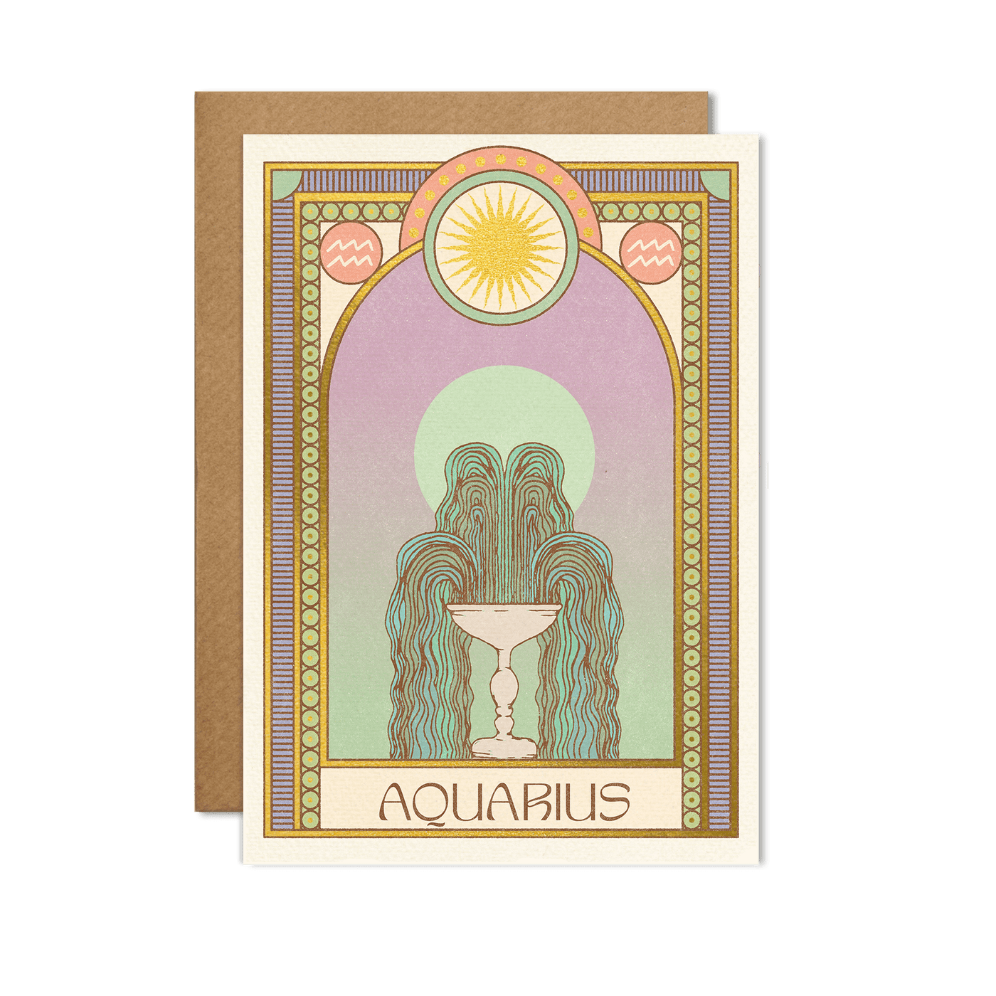 Aquarius Zodiac - Kort