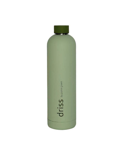 Insulated Stainless Steel Water Bottle - Sage + Olive 1L