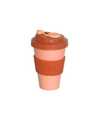 Biodegradable Bamboo Coffee Cup | Urbb - Terra + Peach