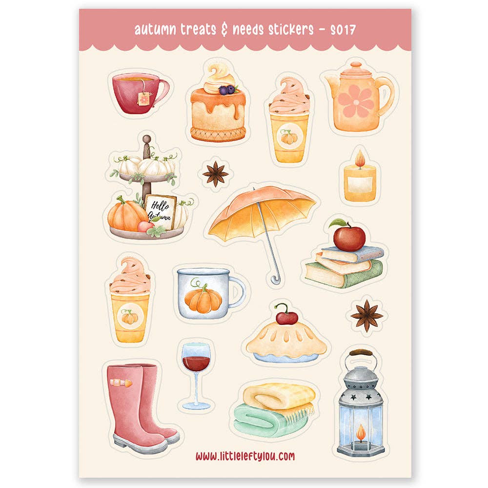 Autumn Treats & Needs - Klistremerker