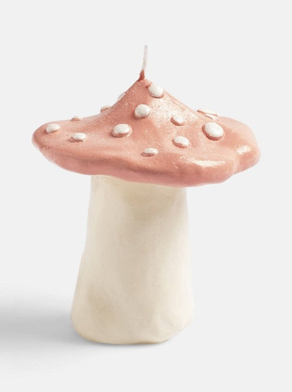 Mushroom Candle - Pink