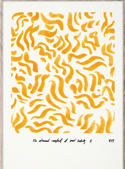 Poster - Comfort, Yellow