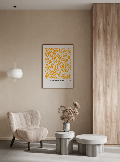 Poster - Comfort, Yellow