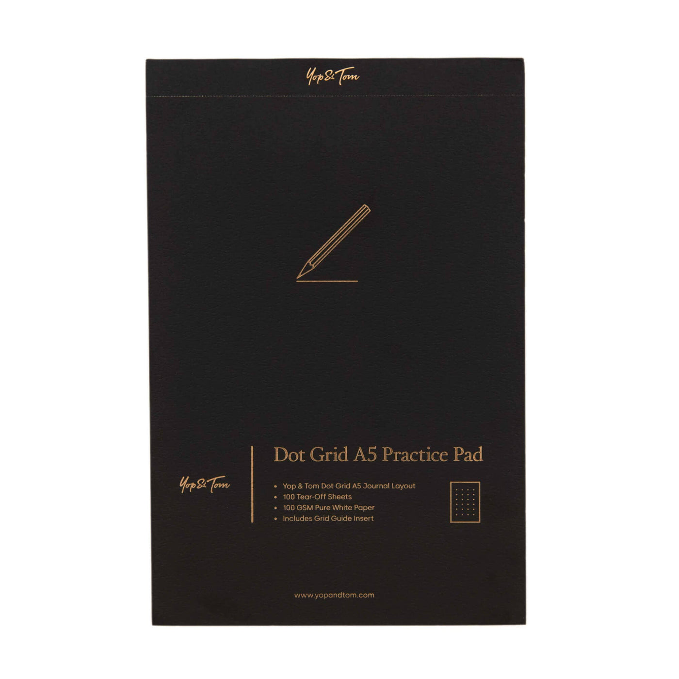 Dot Grid Practice Pad - 100 Tear-Off Sheets