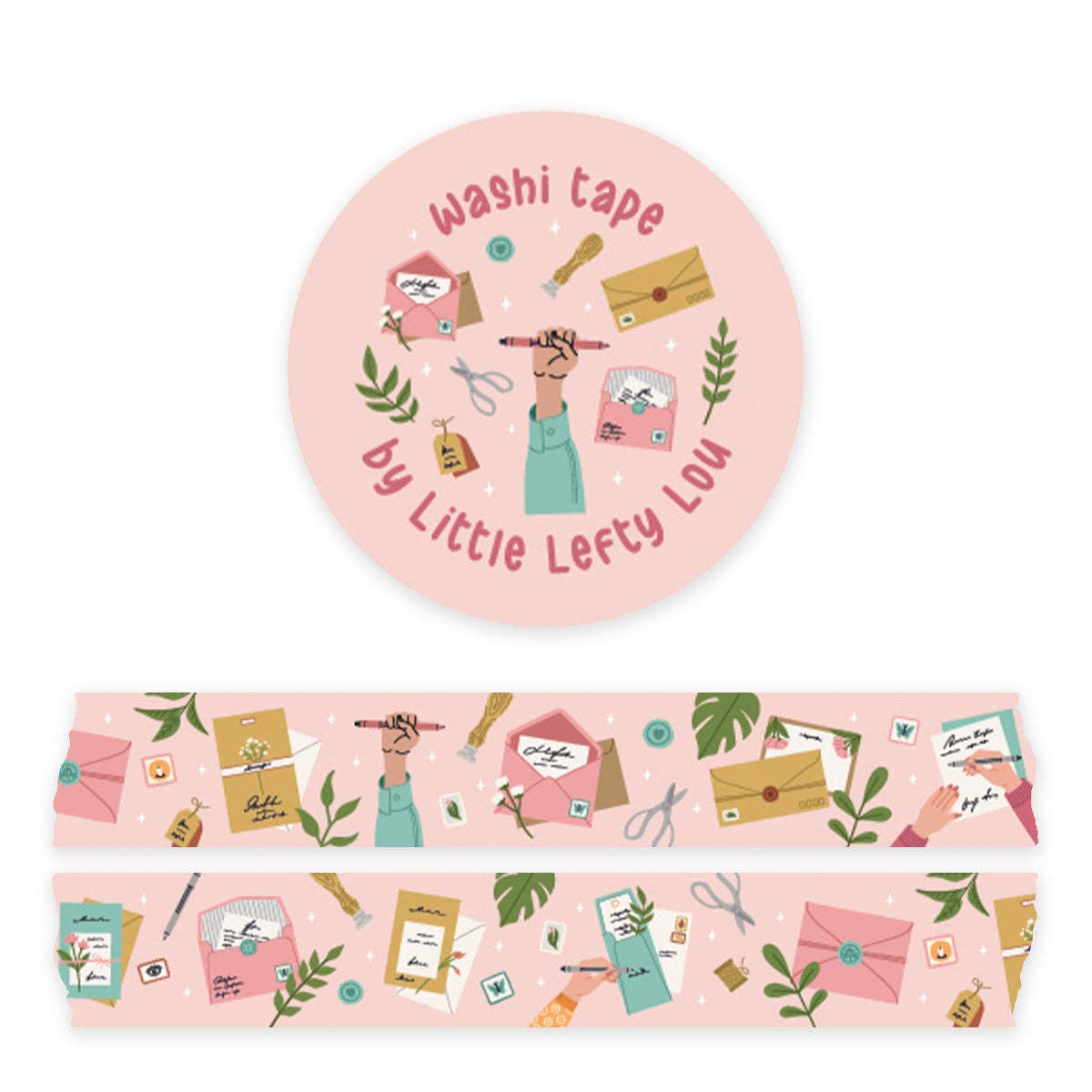 Sweet Pink Mail Washi Tape