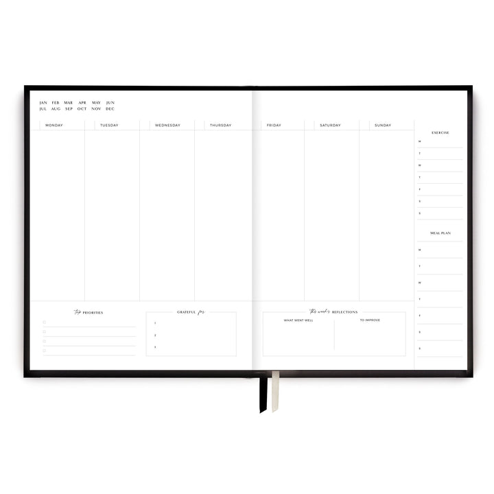 Body + Soul Undated Planner Journal - Eclipse