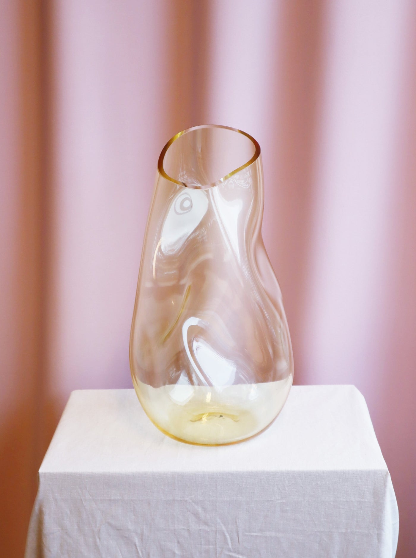 Squeeze Vase 38cm - Citron