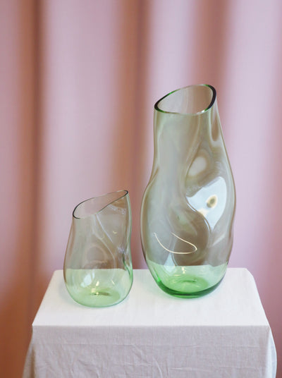 Squeeze Vase 38cm - Lysegrønn
