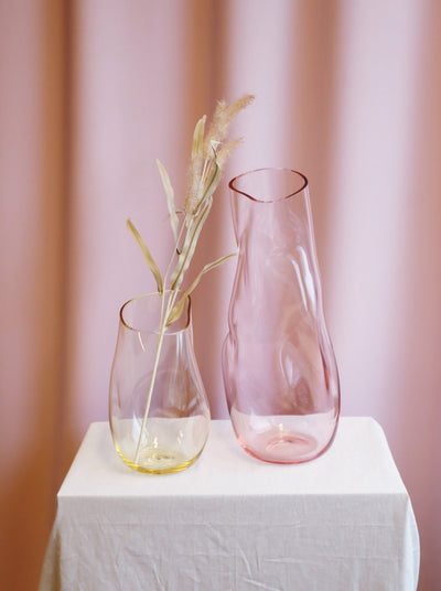 Squeeze Vase 38cm - Rosa