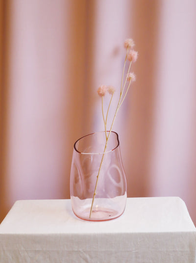 Squeeze Vase 20cm - Rosa