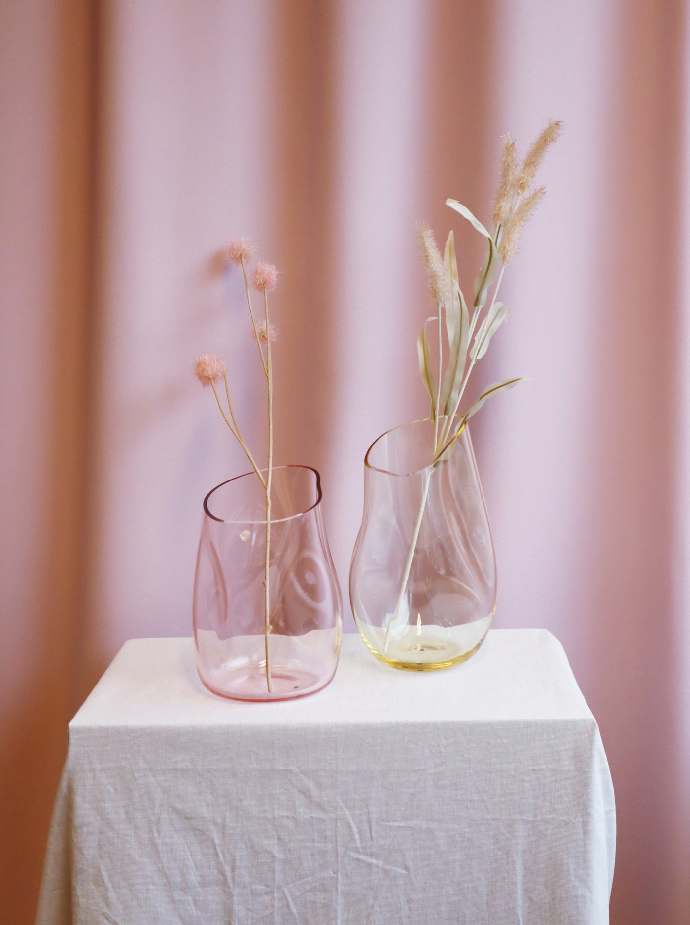 Squeeze Vase 20cm - Rosa