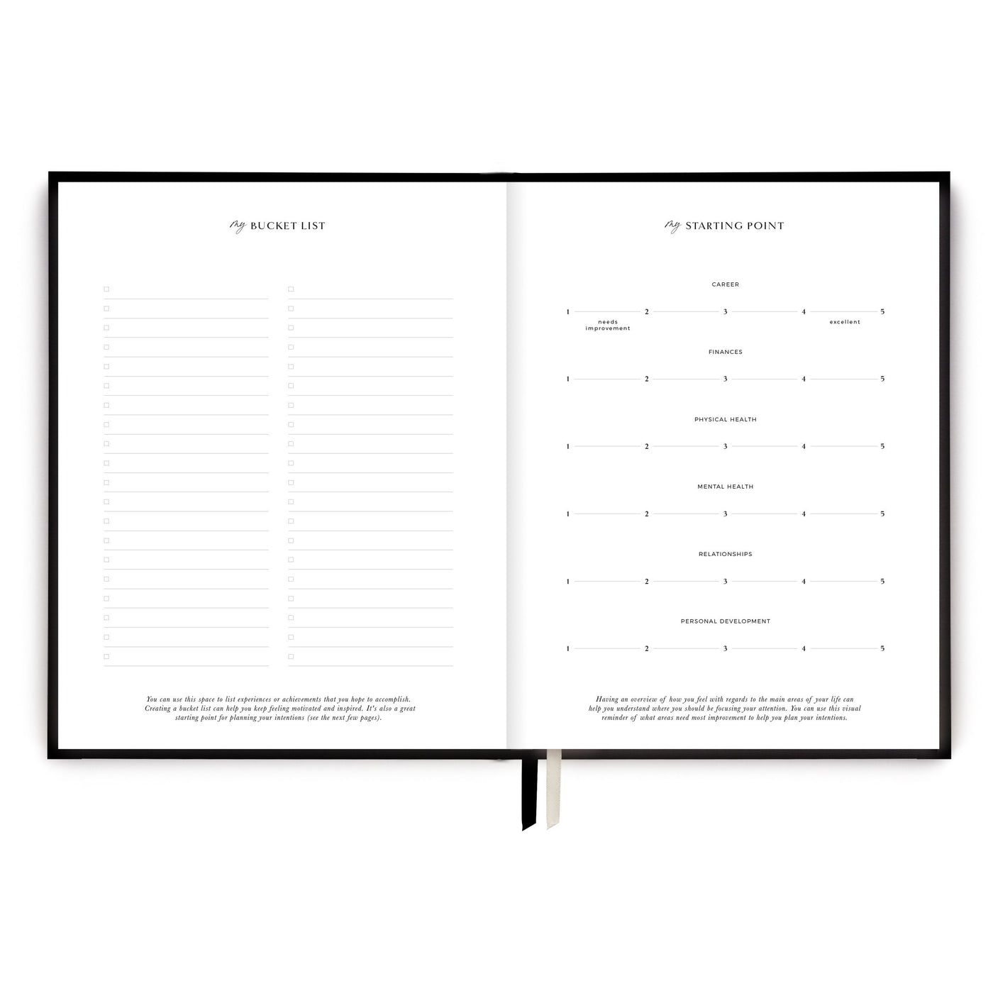 Body + Soul Undated Planner Journal - Eclipse
