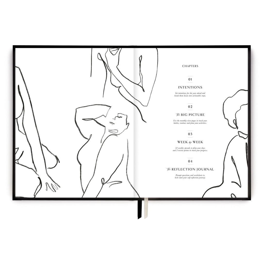 Body + Soul Undated Planner Journal - Eclipse