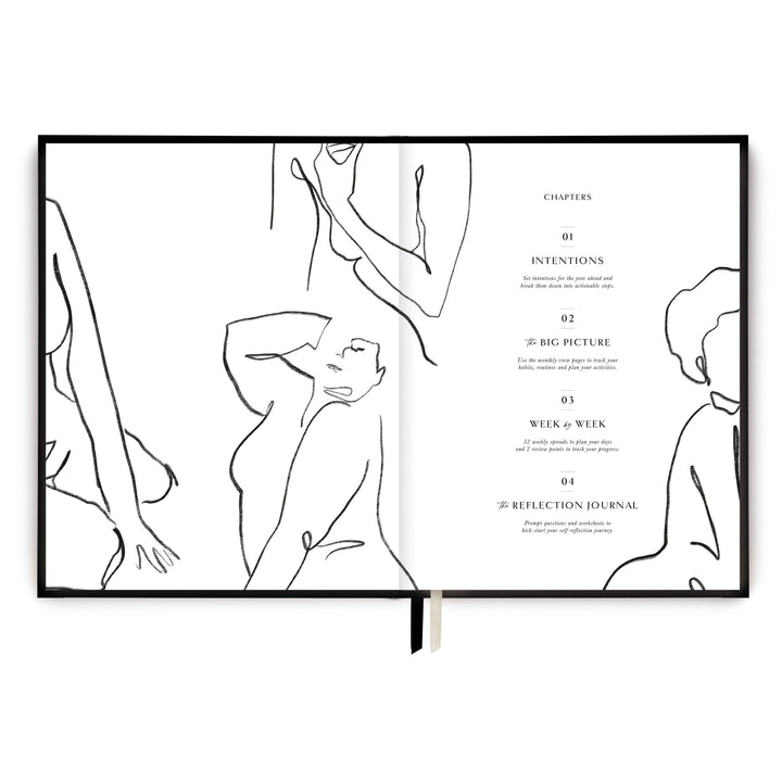 Body + Soul Undated Planner Journal - Eclipse
