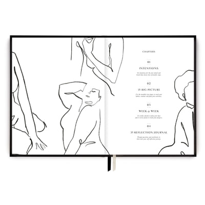 Body + Soul Undated Planner Journal - Eclipse