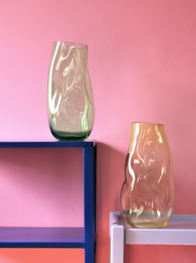 Squeeze Vase 38cm - Citron
