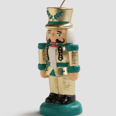 Nutcracker Candle - Gold