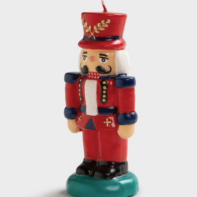 Nutcracker Candle - Red