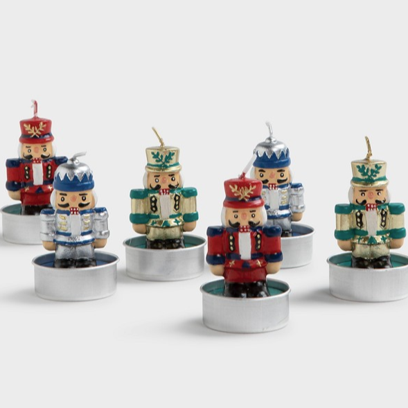 Nutcracker Candles - Set of 6