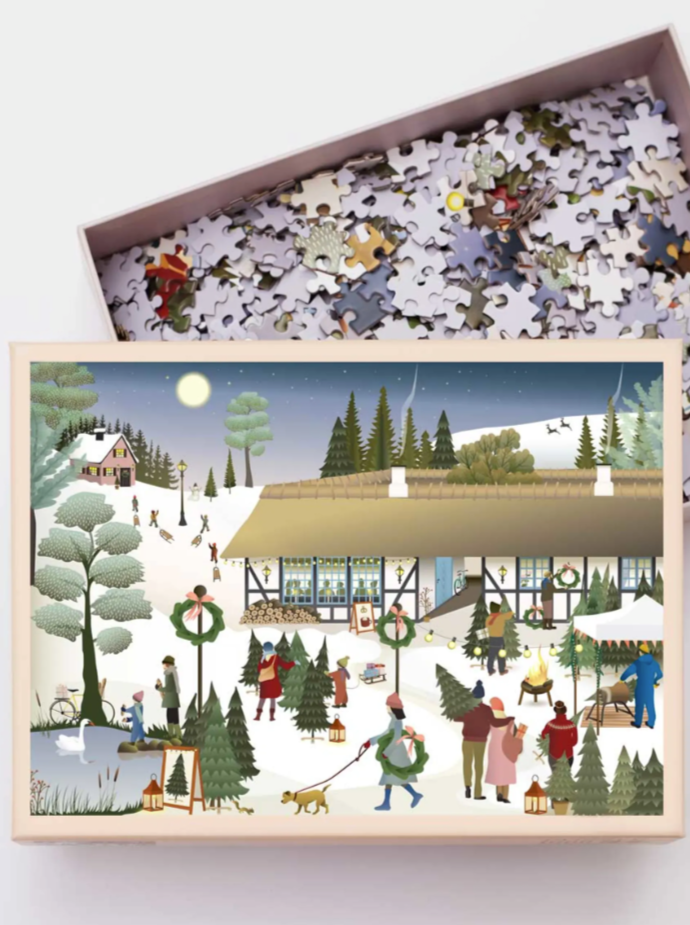 Christmas Tree Farm - Puslespill med 1000 brikker