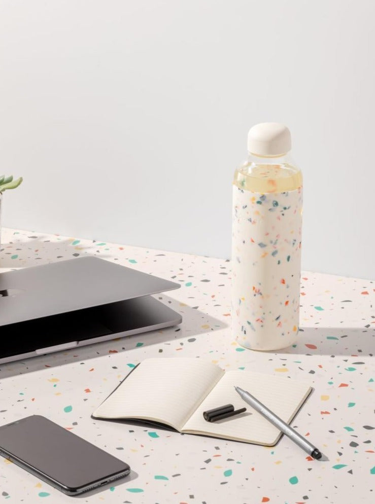 Porter Water Bottle - Terrazzo Cream