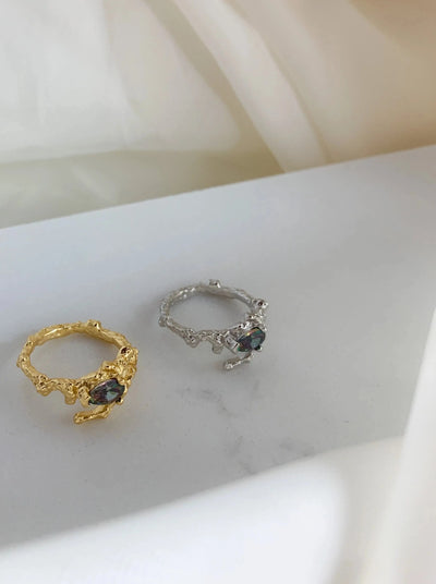 Alba Alexandrite Ring - Sølv