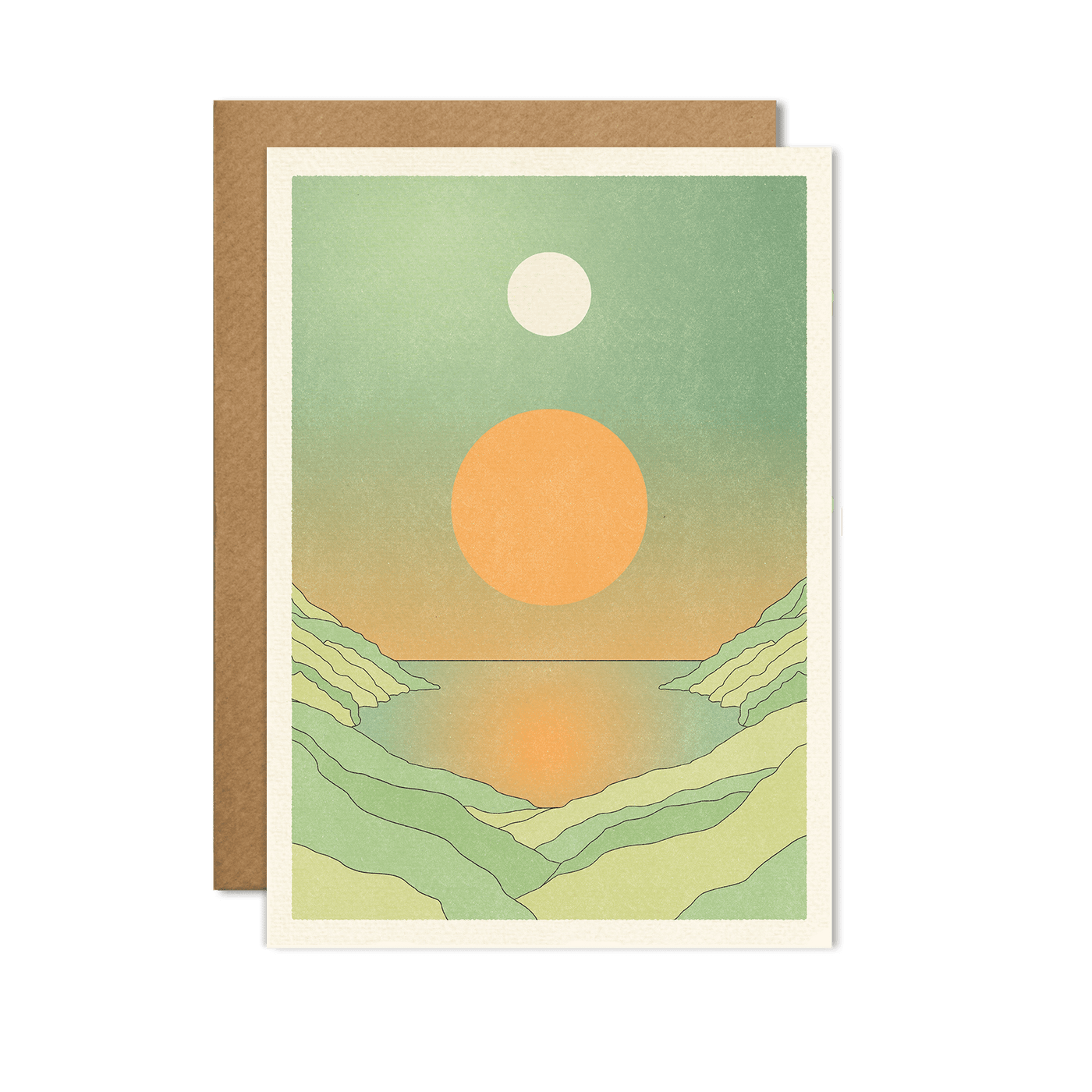 Lagoon Print Card