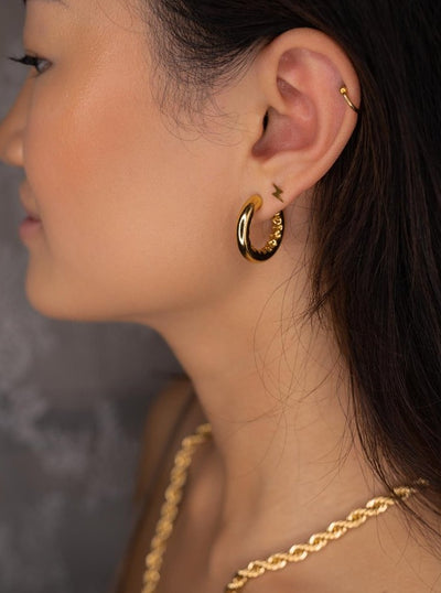 Crumpled Hoops