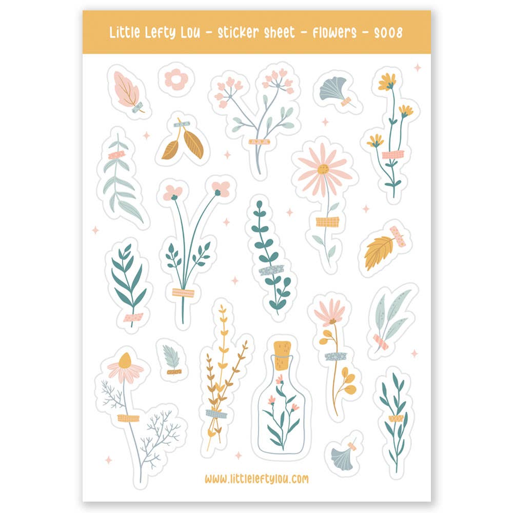 Flower Stickers - Klistremerker