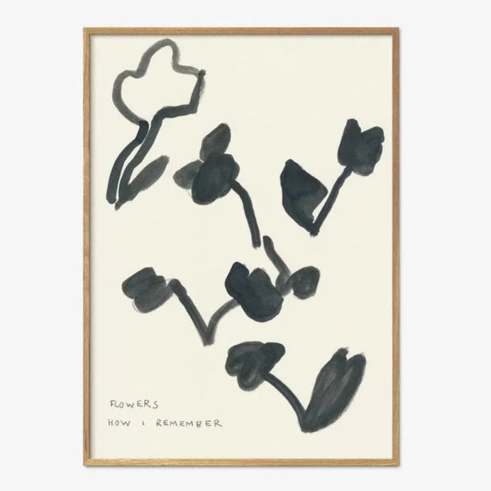 Poster - Flowers how i remember