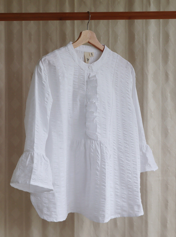 Bæk&amp;Bølge Ebba bluse - Hvit