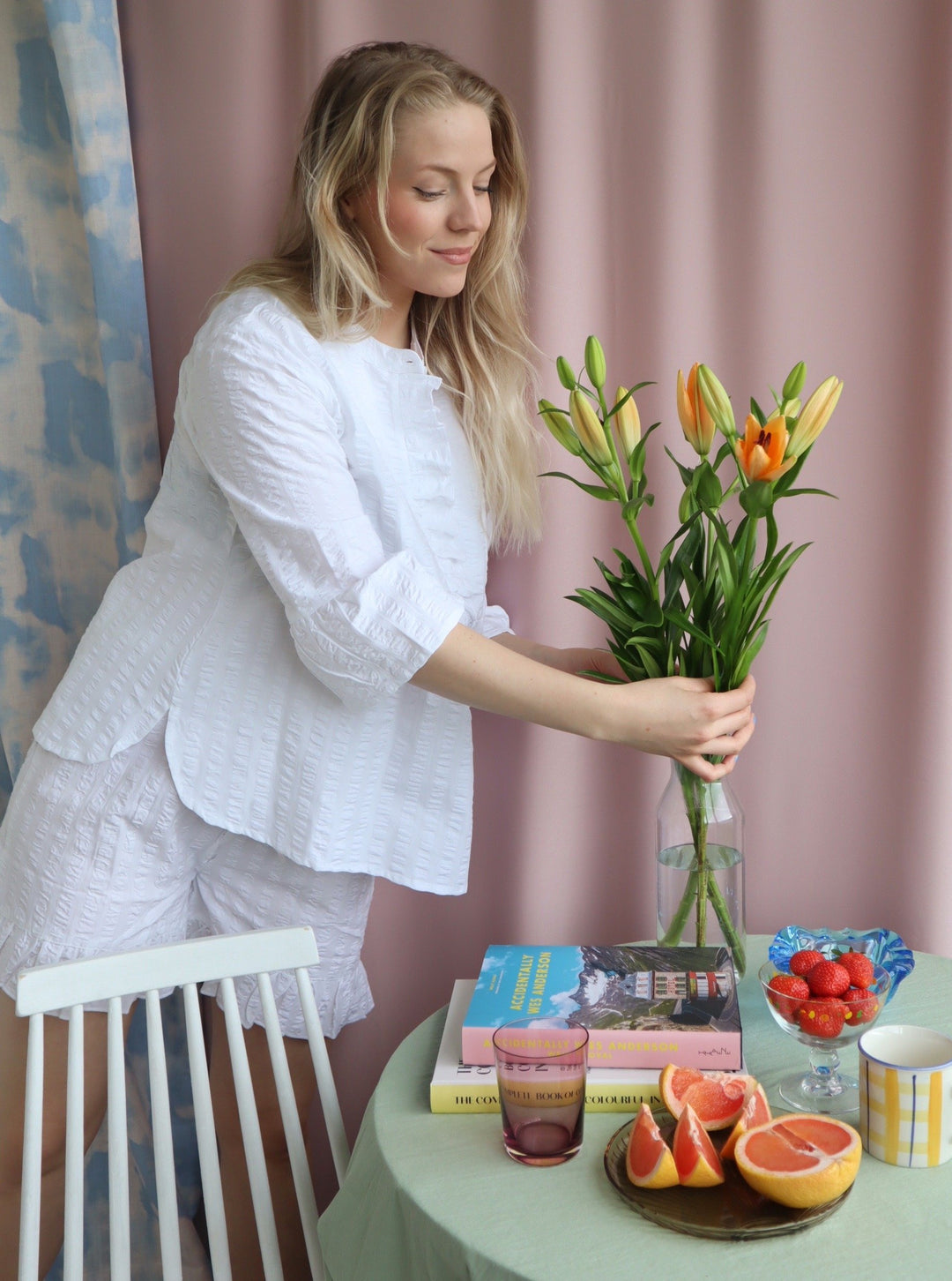 Bæk&amp;Bølge Ebba bluse - Hvit